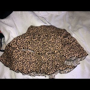 pacsun lottie moss cheetah skirt
